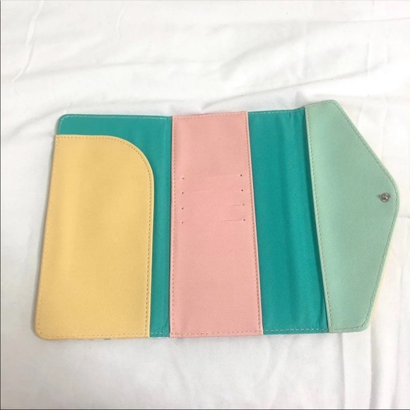 Colorful Pastel Polka Dot Clutch Wallet - Picture 6 of 11